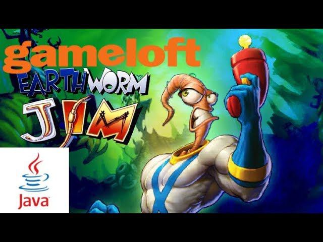 "Earthworm Jim"  JAVA GAME! (Gameloft 2009 year)