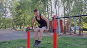 Стульчик назад на турнике. Обучалка по Workout 9
