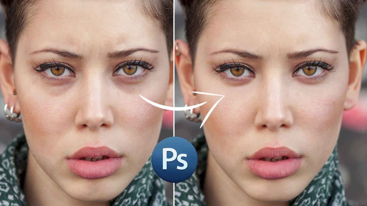 Уроки Фотошопа | Как убрать круги под глазами / Обработка фотографий в Photoshop