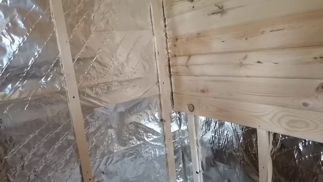 Баня каркасная 3Х4, внутренняя отделка. Имитация бруса, банная печь, съёмный пол