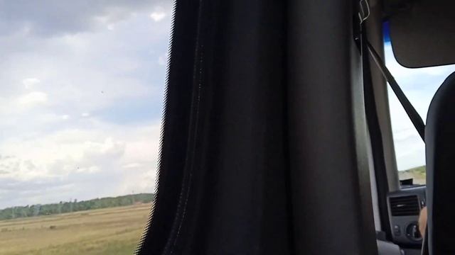 Поездка на автобусе Астана-Степногорск (Я снял Карабулак - Степногорск) Mercedes Sprinter Classic