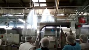 Установка автоматического пожаротушения тонкораспыленной водой.