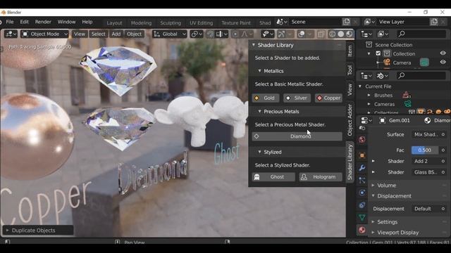 Preview: The Shader Library Add-on (Python Tutorial Result) – смотреть ...