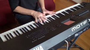Yamaha Motif XF8. Daylight Breath. Romantic music for harp and orchestra