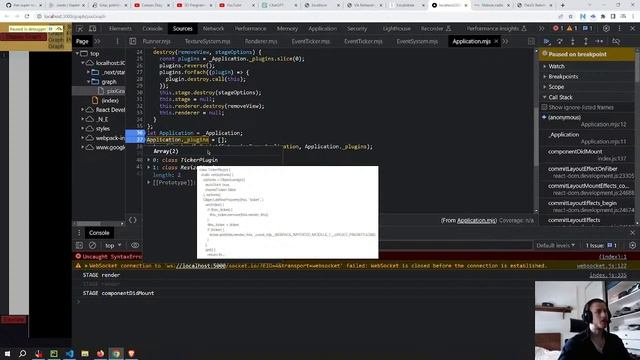 PixiJS Application and pixi-viewport source code explained