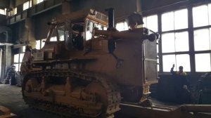 Пробный запуск и "первые шаги" бульдозера Komatsu D355A после проведенного капитального ремонта