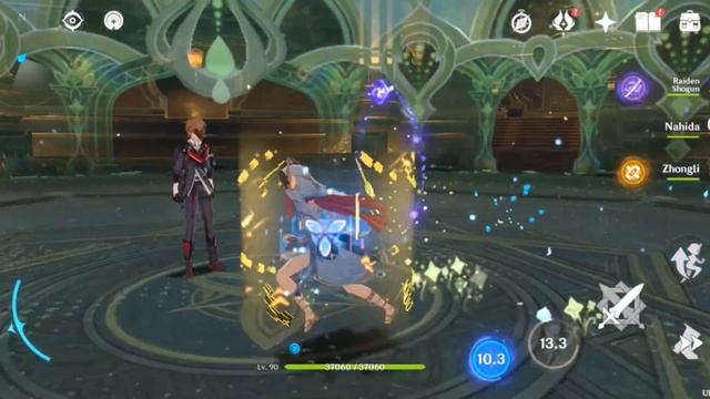 nahida nilou gameplay | genshin impact смотреть онлайн