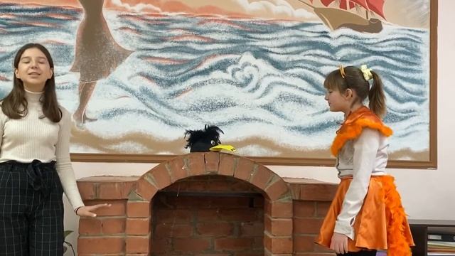 #В_мире_басен. "Ворона и лисица". Тищенко Мария, Рябуха Анастасия смотреть онлайн