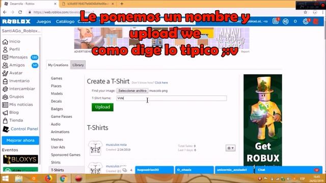 COMO TENER UNA T SHIRT DE MUSCULOS EN ROBLOX смотреть онлайн