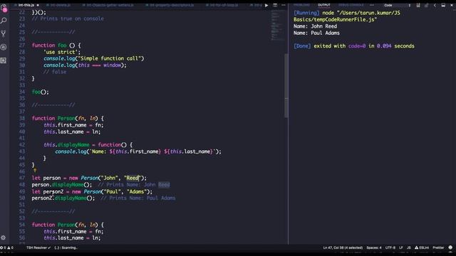 Understand "this" Context in Javascript #51
