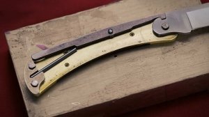Устройство складного ножа с замком Back Lock