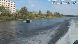 Алюминиевая моторная лодка катер Wyatboat 460 Вятбот 460 с мотором Tohatsu 40