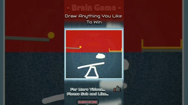 Brain it out! Level 49 - place the ball in the orange box  #shorts #braingame #puzzle #gamehints