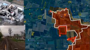 26.04.2024 Карта боевых действий. Освобождено село Соловьево. Наступление продолжается