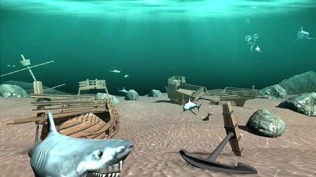 Unity 3d Shark Attack 3d game смотреть онлайн