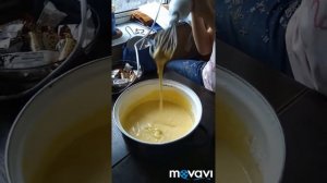 Шарлотка с яблоками и апельсином