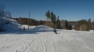 Катанья на Красном озере. Вид от первого лица.