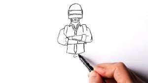 Как нарисовать PUBG ✏ Рисунок Пубг Мобайл