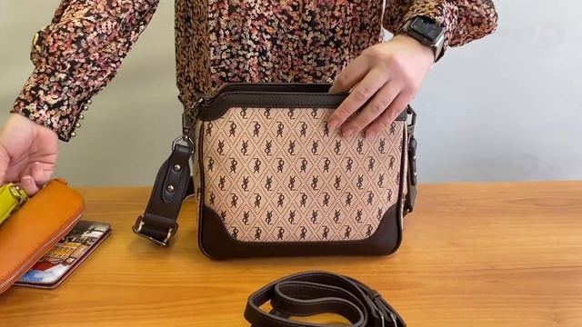 Сумки оптом 2020 – Женская классическая сумка из кожзама 3862-1PJ0420 смотреть онлайн