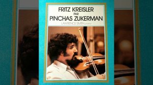 Pinchas Zukerman plays Kreisler/Mendelssohn Lied Ohne Worte 1972 vinyl