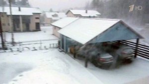 Карелию накрыл снежный шторм