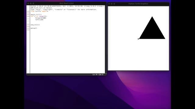Creating a 6-Pointed Star (David Star) with Python Turtle | Tutorial