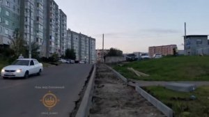 Пешеходная дорожка от дома 40 лет Победы 33
