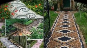 30 идей для дачи  Садовые дорожки с мозаикой