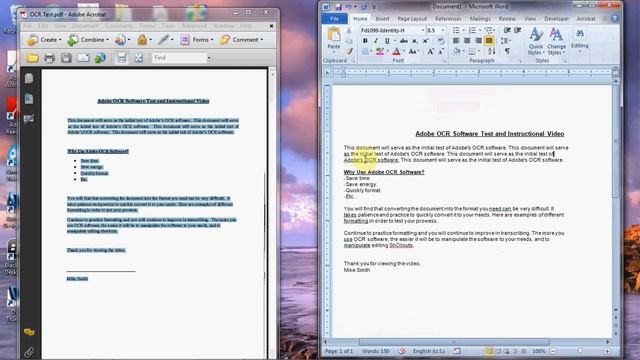 Convert Scanned Document (PDF) to Word Document смотреть онлайн