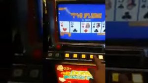 IGT VIDEO POKER SLOT MACHINE DOUBLE BONUS POKER