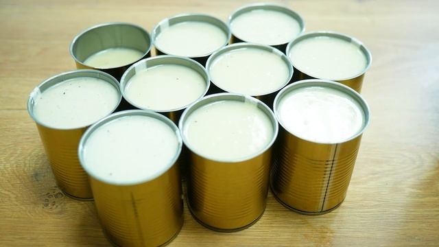 Сгущенное молоко в автоклаве : вареная сгущенка!