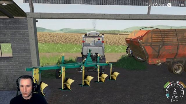 Дисковка на гусянчике с БДП 6.3 // Новое Ягодное #5 // Farming simulator 19 смотреть онлайн