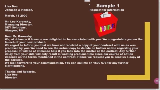 English Made Easy: Letter Writing: Letter of Request смотреть онлайн