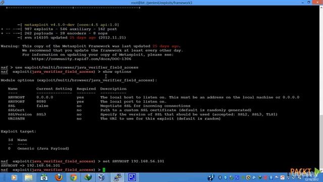 exploitation and penetration testing based on a java applet смотреть онлайн