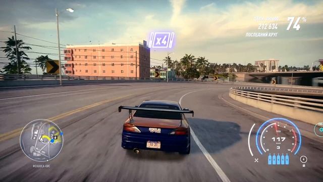 ДРИФТ НА NISSAN SILVIA S15 ИЗ ФОРСАЖА В NEED FOR SPEED HEAT смотреть онлайн