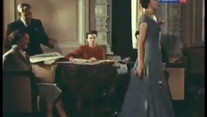 Главный советский магазин ГУМ, 1954 год в цвете, СССР