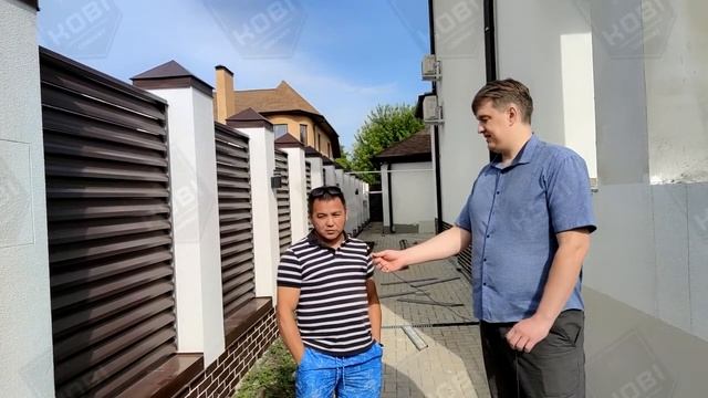 Отзыв монтажной бригады на гибкий кирпич Kobi. Монтаж гибкого кирпича на цоколь и забор. смотреть онлайн