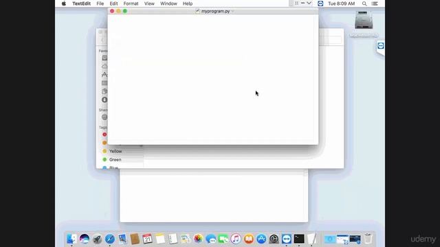 Getting Started : Creating and Executing a Python Program on Mac
