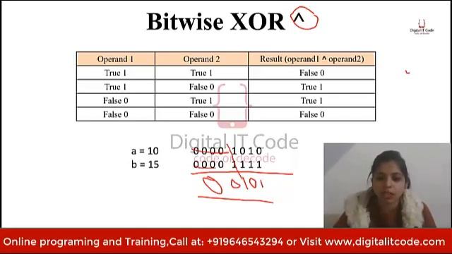 Bitwise operator in python || learn bitwise operator in python смотреть онлайн