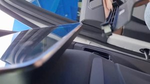 BMW X7 Снять монитор пассажира с сиденья