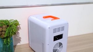 Mini Portable Compact Personal Fridge Cools & Heats 6 Liter Capacity beer fridge AC100-240V DC12V