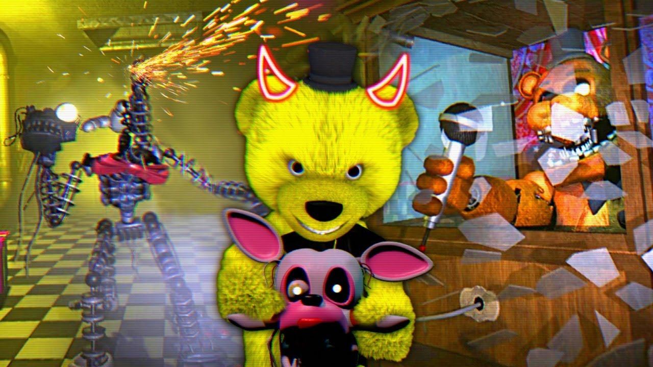 ЛУЧШИЙ FNAF  СЛОМАЛ МАНГЛ и ВЫЖИЛ !!!