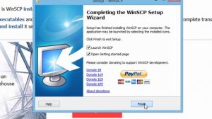 Working with WinSCP FTP Software