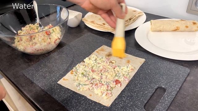 Вкусный, Простой и БЫСТРЫЙ РЕЦЕПТ. Лаваш с Сыром, Беконом и Зеленью. смотреть онлайн