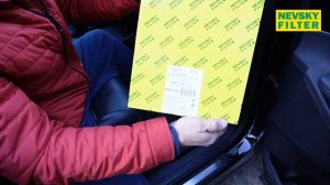 Замена салонного фильтра Kia Sorento Prime NF6170c