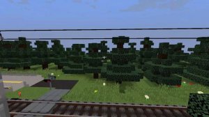 Работаю дежурным по переезду. Встретил паровоз. - Minecraft #30