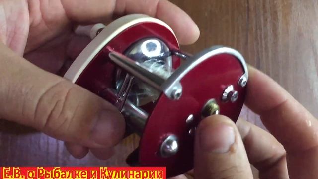 Интересная мультипликаторная катушка для рыбалки из Японии времен СССР. Японская ретро катушка.