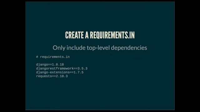 Fabio Fleitas, Python Package Management with PIP-Tools, PyBay 2017 Lightning Talk