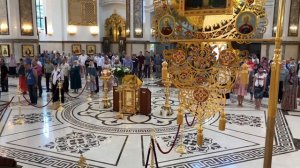 Архиерейское богослужение в соборном храме благоверных Петра и Февронии