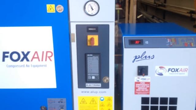 Fox Air Sonetto 8-8-270+ 26.5cfm Alup Rotary Screw with a Dryer on 270L Air Reciever смотреть онлайн